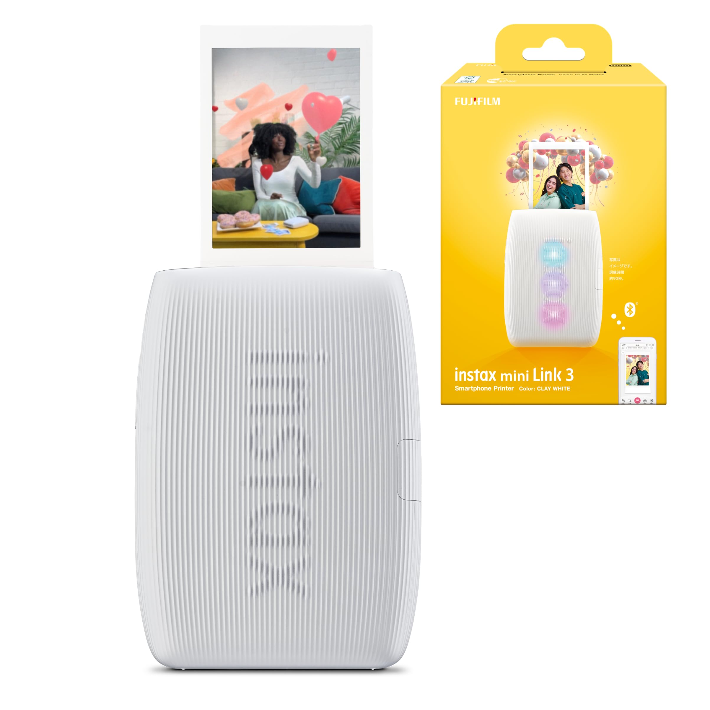 Принтер для смартфонів FUJIFILM Instax instax mini Link3 Clay White INS MINI LINK3 C WHITE
Принтер для смартфонів FUJIFILM Instax instax mini Link3 Clay White INS MINI LINK3 C WHITE