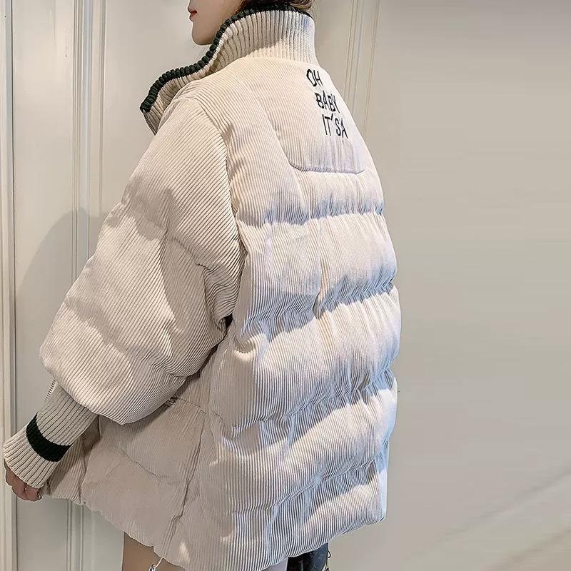 Corduroy Padded Jacket Women s Short Loose Thick Padded Jacket Women s Bread Jacket Winter Jacket XL
Corduroy Padded Jacket Women s Short Loose Thick Padded Jacket Women s Bread Jacket Winter Jacket XL