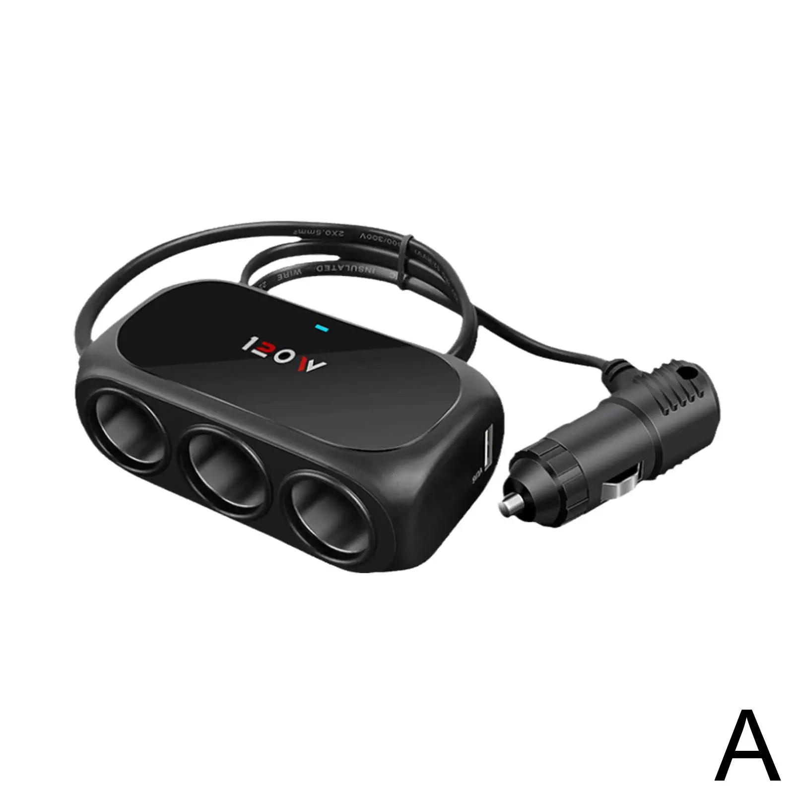 3 In 1 Dual USB 120W Socket Car Cigarette Lighter Adapte 12V 24V Splitter LED Fast Charger Plug Adapter For IPhone GPS Dash T4R9 чёрный
3 In 1 Dual USB 120W Socket Car Cigarette Lighter Adapte 12V 24V Splitter LED Fast Charger Plug Adapter For IPhone GPS Dash T4R9 чёрный