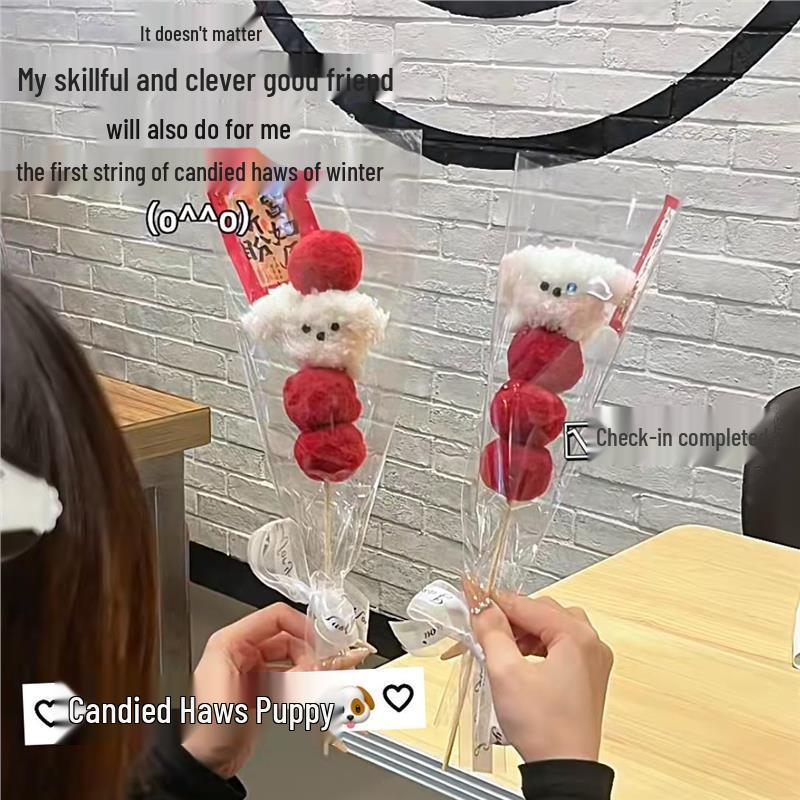 Tanghulu Puppy Bouquet DIY Kit: Chenille Stem Craft Set for Unique Handmade Creative Gifts
Tanghulu Puppy Bouquet DIY Kit: Chenille Stem Craft Set for Unique Handmade Creative Gifts