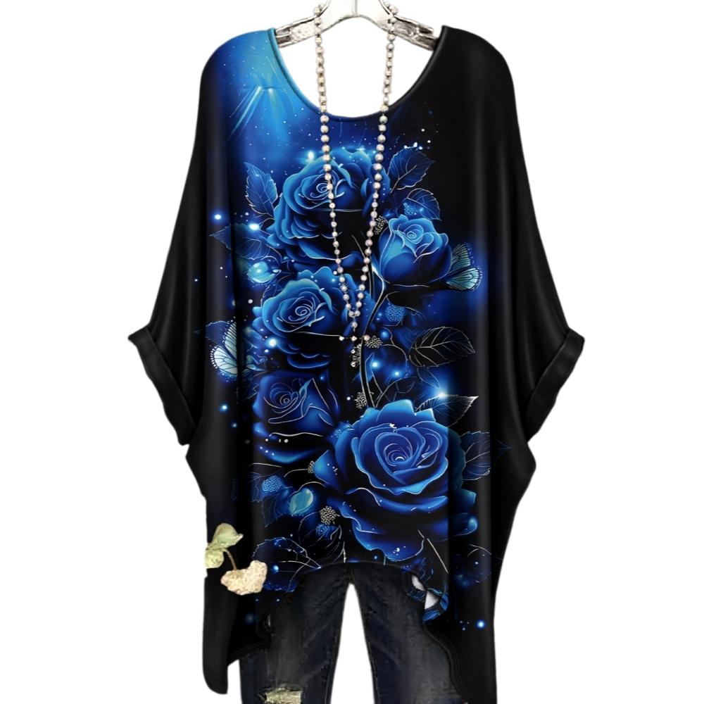 New Women s T-Shirt Vintage Floral Pattern Printed Asymmetrical Hem O-Neck Short Sleeve Top Casual Fashion Street 5XL
New Women s T-Shirt Vintage Floral Pattern Printed Asymmetrical Hem O-Neck Short Sleeve Top Casual Fashion Street 5XL