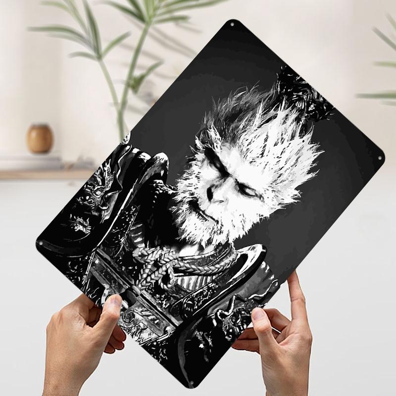 Monkey King Digital Art Tin Plaque Poster Customized Wall Art Retro Vintage Metal Signs for Man Cave Coffee Bar Accessories Home 7.9x11.8In(20x30cm)
Monkey King Digital Art Tin Plaque Poster Customized Wall Art Retro Vintage Metal Signs for Man Cave Coffee Bar Accessories Home 7.9x11.8In(20x30cm)