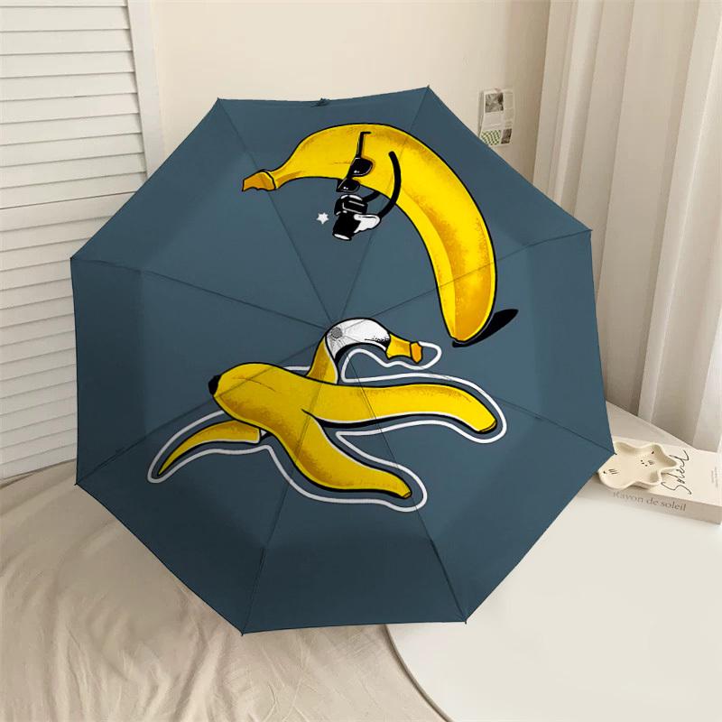 1PC banana coffee Automatic Open/Close Umbrella with Windproof, 8-Rib Sturdy Canopy, Durable Ribs, Fashionable Design1333A
1PC banana coffee Automatic Open/Close Umbrella with Windproof, 8-Rib Sturdy Canopy, Durable Ribs, Fashionable Design1333A