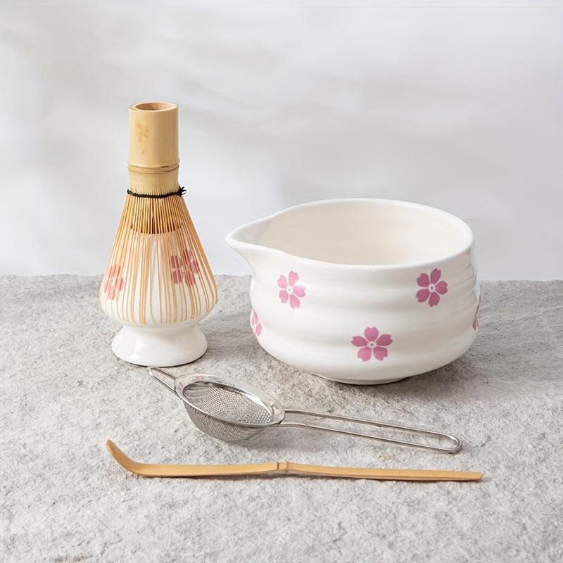 5pcs Cherry Blossom White Matcha Bowl with Matcha Whisk Set, Japanese Tea Set Includes Matcha Bowl with Spout
5pcs Cherry Blossom White Matcha Bowl with Matcha Whisk Set, Japanese Tea Set Includes Matcha Bowl with Spout