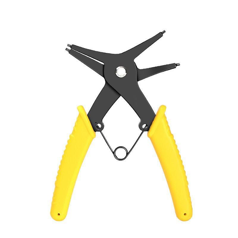 Two in One Card Spring Pliers, Inner Card and Outer Card Dual-use Card Ring Pliers, Retaining Ring Disassembly Expansion Pliers
Two in One Card Spring Pliers, Inner Card and Outer Card Dual-use Card Ring Pliers, Retaining Ring Disassembly Expansion Pliers