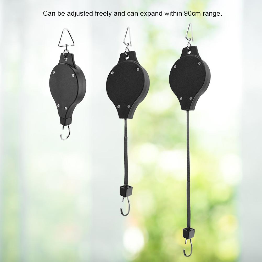 Adjustable Telescopic Retractable Pulley Pull Down Hanger for Potted Plants
Adjustable Telescopic Retractable Pulley Pull Down Hanger for Potted Plants