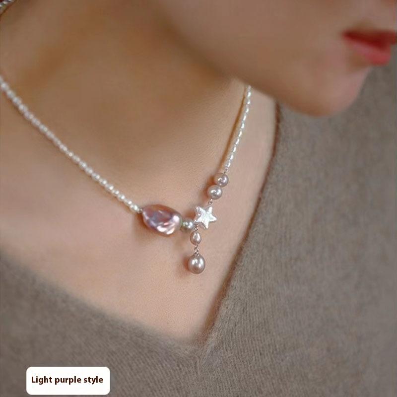 Ожерелье из пресноводного барочного жемчуга, женское, кулон-подвеска из жемчуга особой формы в виде пентаграммы, нишевое ожерелье
Ожерелье из пресноводного барочного жемчуга, женское, кулон-подвеска из жемчуга особой формы в виде пентаграммы, нишевое ожерелье