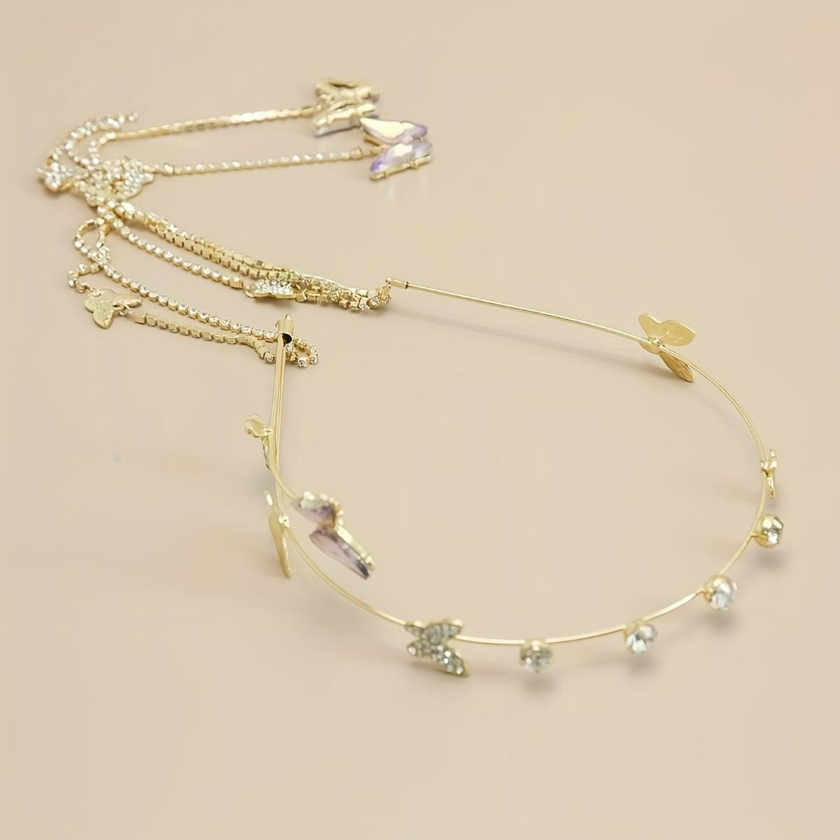1PC Diamond Butterfly Fairy Fringed Headband Light Luxury Mori Super Fairy Headgear High-end Niche Design Headband Hair Accessories
1PC Diamond Butterfly Fairy Fringed Headband Light Luxury Mori Super Fairy Headgear High-end Niche Design Headband Hair Accessories