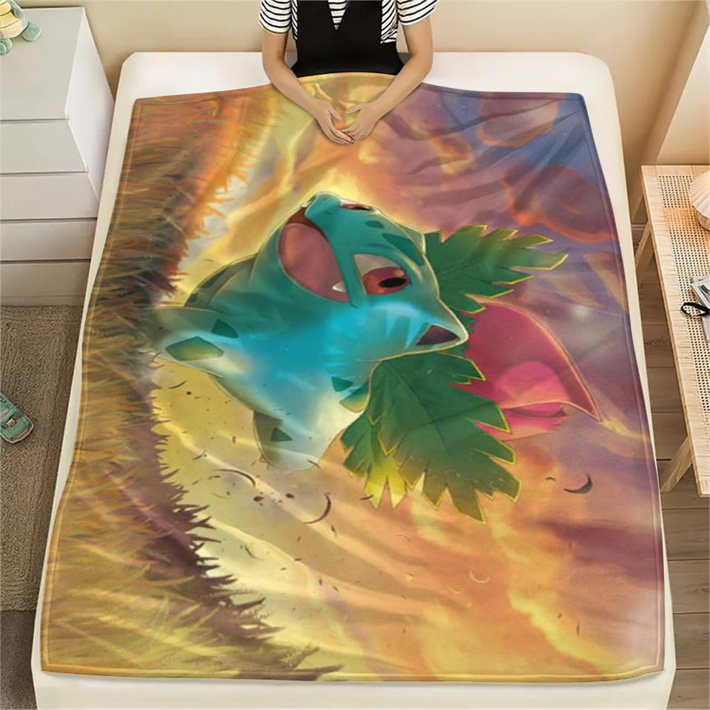 Bulbasaur Soft Print Flannel Blanket Suitable for Bed Sofa Travel Picnic Warm.-TING 75x90cm
Bulbasaur Soft Print Flannel Blanket Suitable for Bed Sofa Travel Picnic Warm.-TING 75x90cm