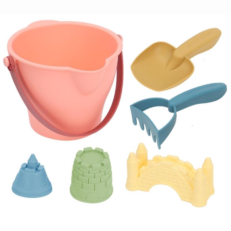 6pcs Sandcastle Molds Seaside Sand Portable Castle Mold Sand Mold Building Toy Babies Children Model Sand Building Kits
6pcs Sandcastle Molds Seaside Sand Portable Castle Mold Sand Mold Building Toy Babies Children Model Sand Building Kits