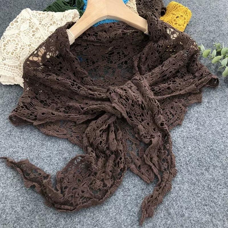 Чистый хлопок Защита шеи Кружевная ажурная треугольная косынка Шарф-крючок Летняя шаль С юбкой на подтяжках Детская уличная 155*35cm темно-коричневого
Чистый хлопок Защита шеи Кружевная ажурная треугольная косынка Шарф-крючок Летняя шаль С юбкой на подтяжках Детская уличная 155*35cm темно-коричневого