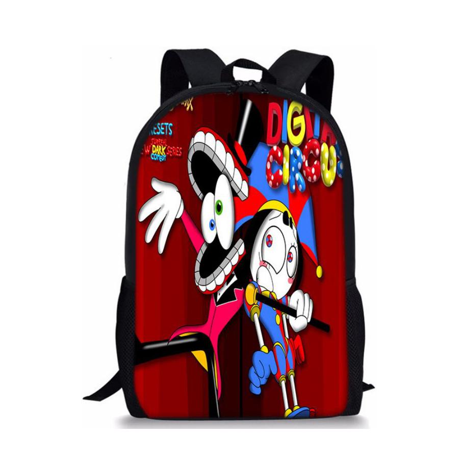 ЦИФРОВОЙ ЦИРК Рюкзаки для учеников начальной и средней школы Спортивные рюкзаки Рюкзаки для мальчиков и девочек Мультяшные рюкзаки Детские игрушки