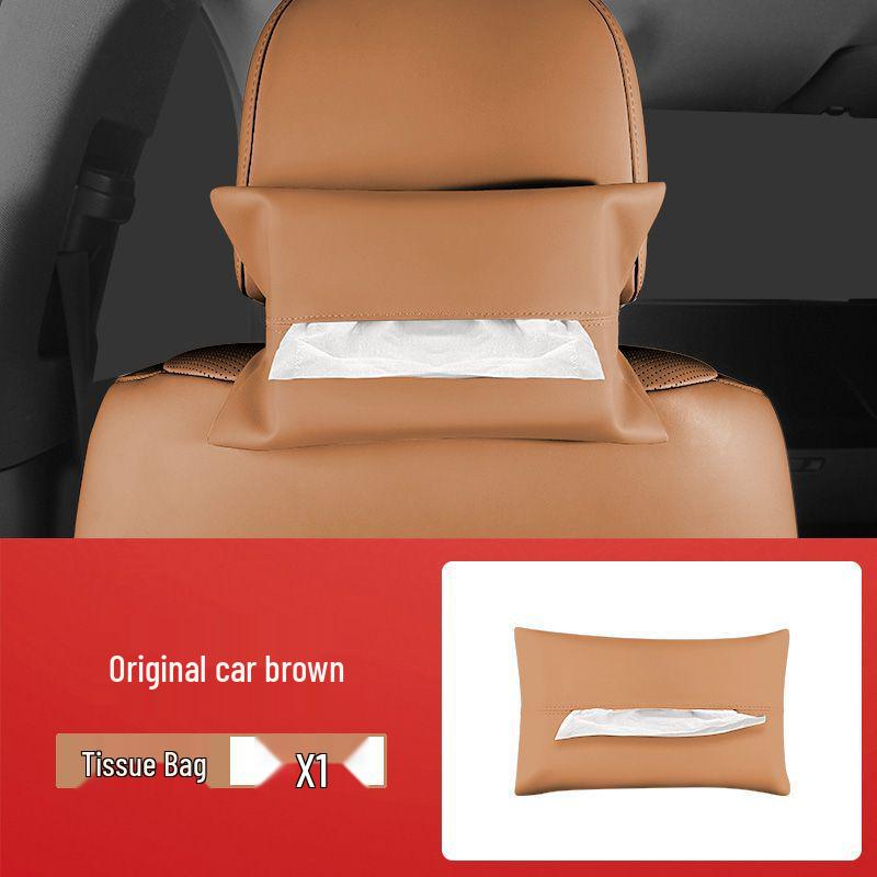 Leather Tissue Holder for Li Auto L6-L9: Hanging Car Accessory Standard
Leather Tissue Holder for Li Auto L6-L9: Hanging Car Accessory Standard