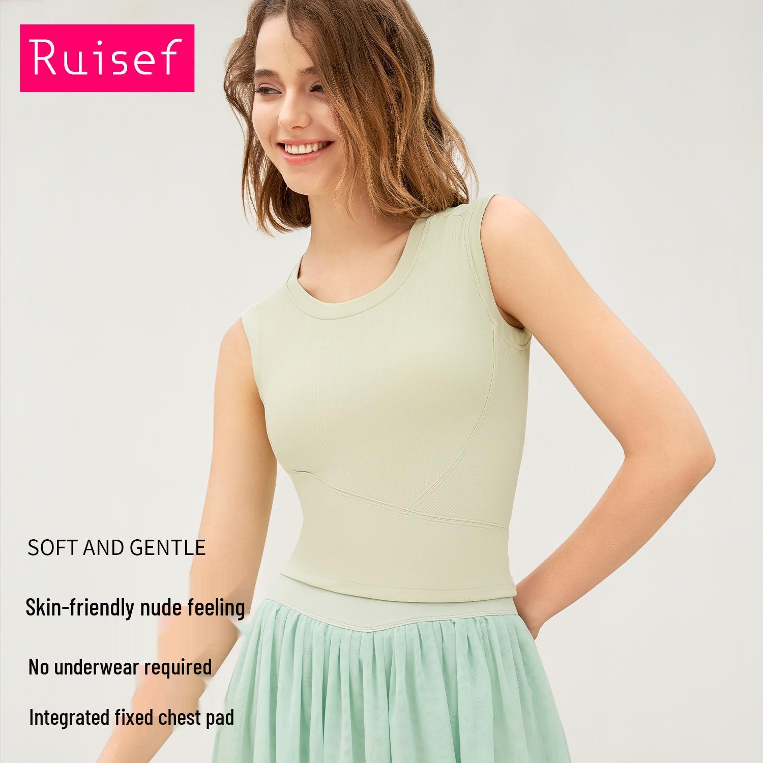 Women s Ribbed Running Vest: Summer Sleeveless Yoga Top with Chest Pad & Non-Slip Design for Fitness L
Women s Ribbed Running Vest: Summer Sleeveless Yoga Top with Chest Pad & Non-Slip Design for Fitness L