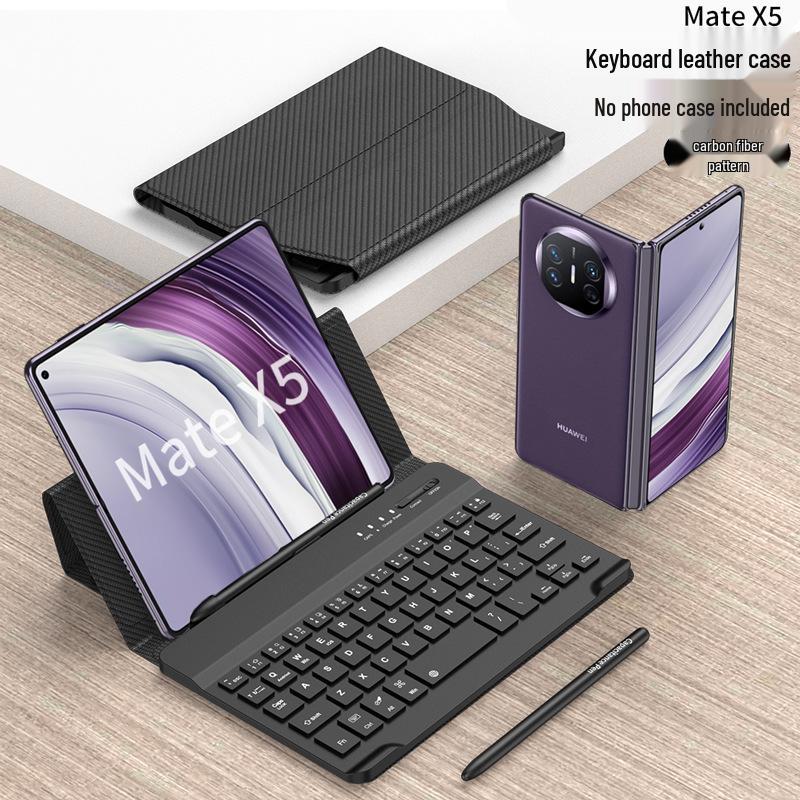 GKK Magnetic Leather Case Stand with Wireless Bluetooth Mouse & Keyboard for Huawei Mate X5/Xs2/X3 Foldable Screen Mate XS2
GKK Magnetic Leather Case Stand with Wireless Bluetooth Mouse & Keyboard for Huawei Mate X5/Xs2/X3 Foldable Screen Mate XS2