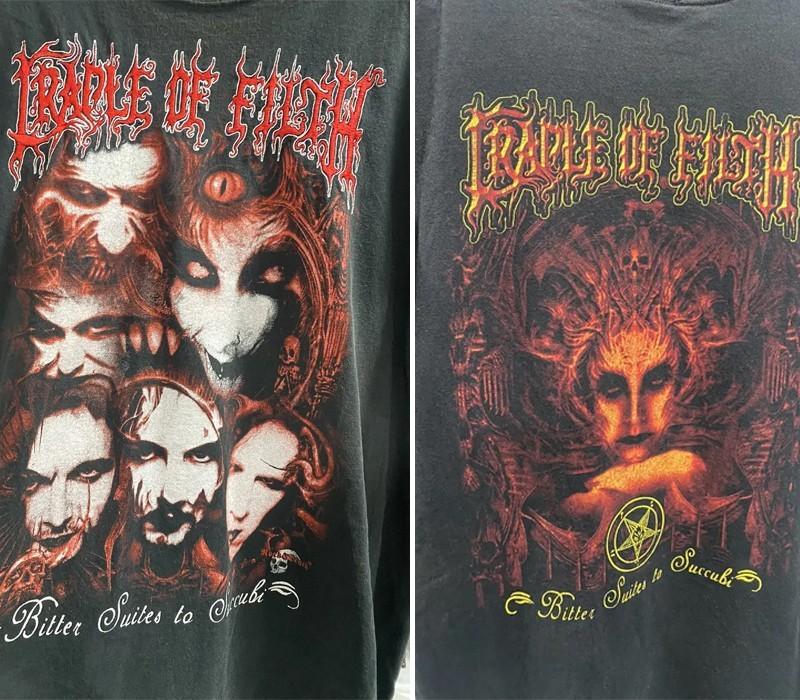 1998 Cradle of Filth Tshirt 2 sided Basic Black Unisex Heavy Cotton NH23576 Unisex T-Shirt XXXL
1998 Cradle of Filth Tshirt 2 sided Basic Black Unisex Heavy Cotton NH23576 Unisex T-Shirt XXXL