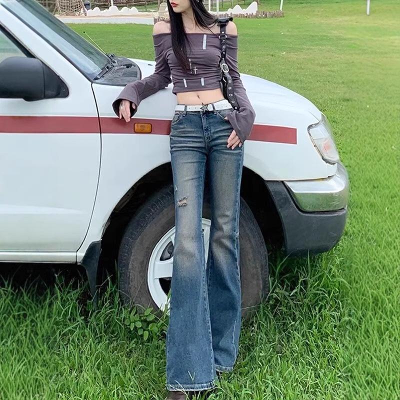 Autumn 2025 Women s Low Waist Flared Retro Distressed Jeans - Spicy Girl Slimming Floor-Length Denim 2XL
Autumn 2025 Women s Low Waist Flared Retro Distressed Jeans - Spicy Girl Slimming Floor-Length Denim 2XL