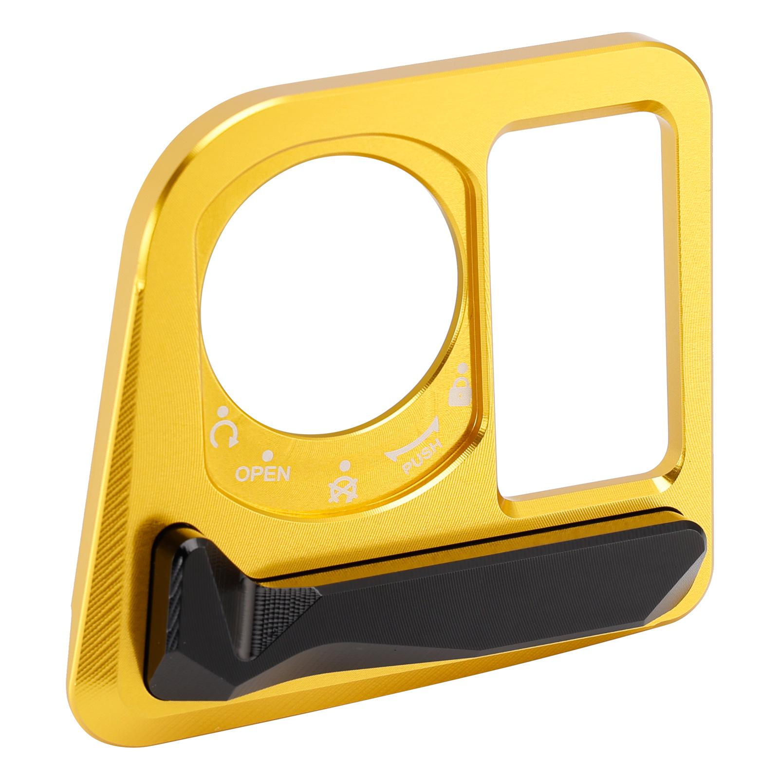 Aluminum Ignition Switch Cover Gold For Honda PCX125 PCX160 2021-2024
Aluminum Ignition Switch Cover Gold For Honda PCX125 PCX160 2021-2024
