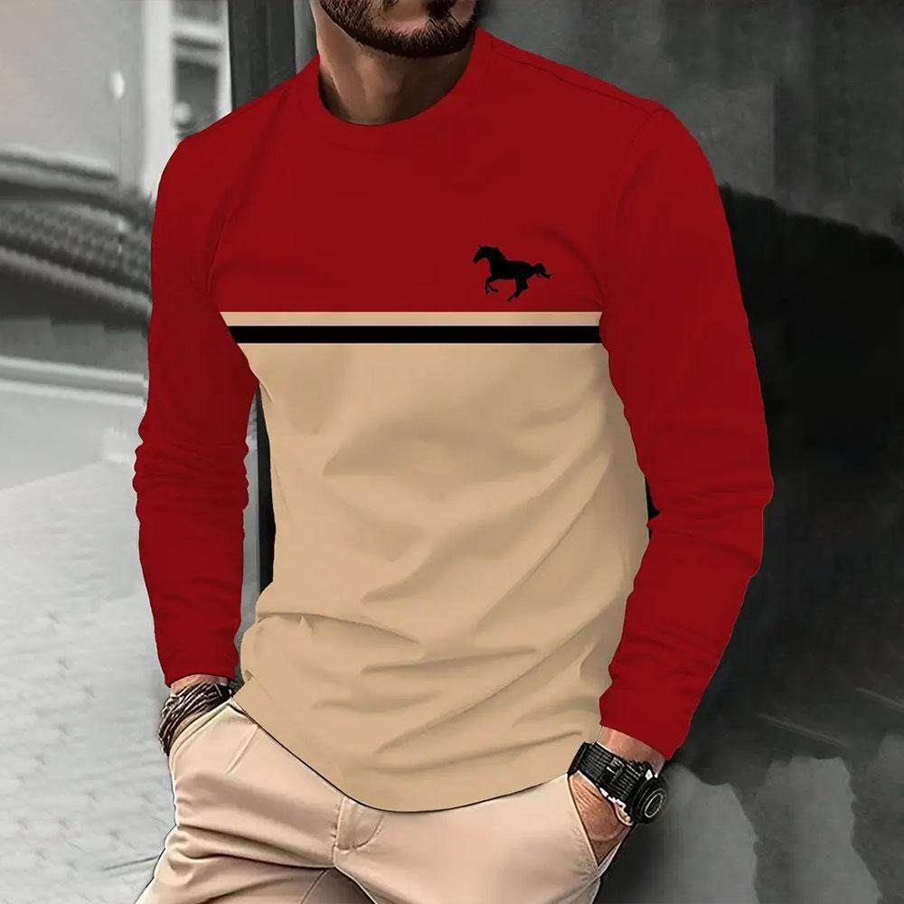 Men s round neck long sleeved men s street casual sportswear XS
Men s round neck long sleeved men s street casual sportswear XS