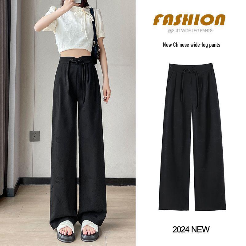 Women s Chinese National Style Suit Pants - Summer 2025: Spring Autumn Narrow Straight Leg & Drape Wide Leg Pants S (79-98 jin)
Women s Chinese National Style Suit Pants - Summer 2025: Spring Autumn Narrow Straight Leg & Drape Wide Leg Pants S (79-98 jin)