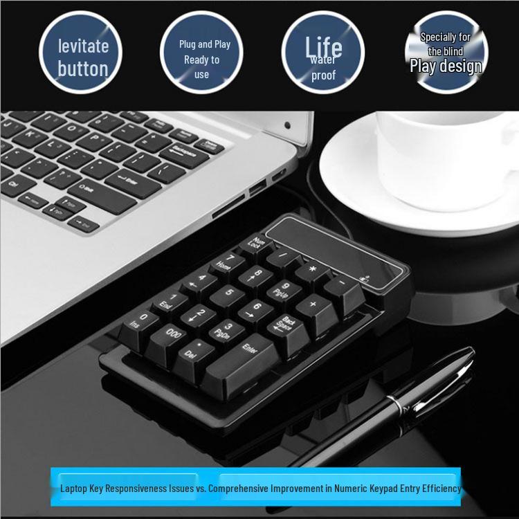 USB Wired Mini Keyboard with 19 High Keycaps: Mechanical Feel Financial Password Pad чорний
USB Wired Mini Keyboard with 19 High Keycaps: Mechanical Feel Financial Password Pad чорний