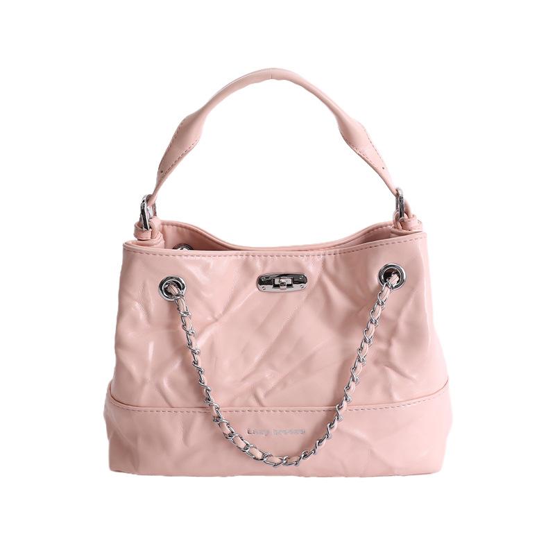 High-end One-shoulder Bag Women s Retro Chain Commuting Cross-body Large-capacity All-matching Bucket 25x9x18 рожевий
High-end One-shoulder Bag Women s Retro Chain Commuting Cross-body Large-capacity All-matching Bucket 25x9x18 рожевий