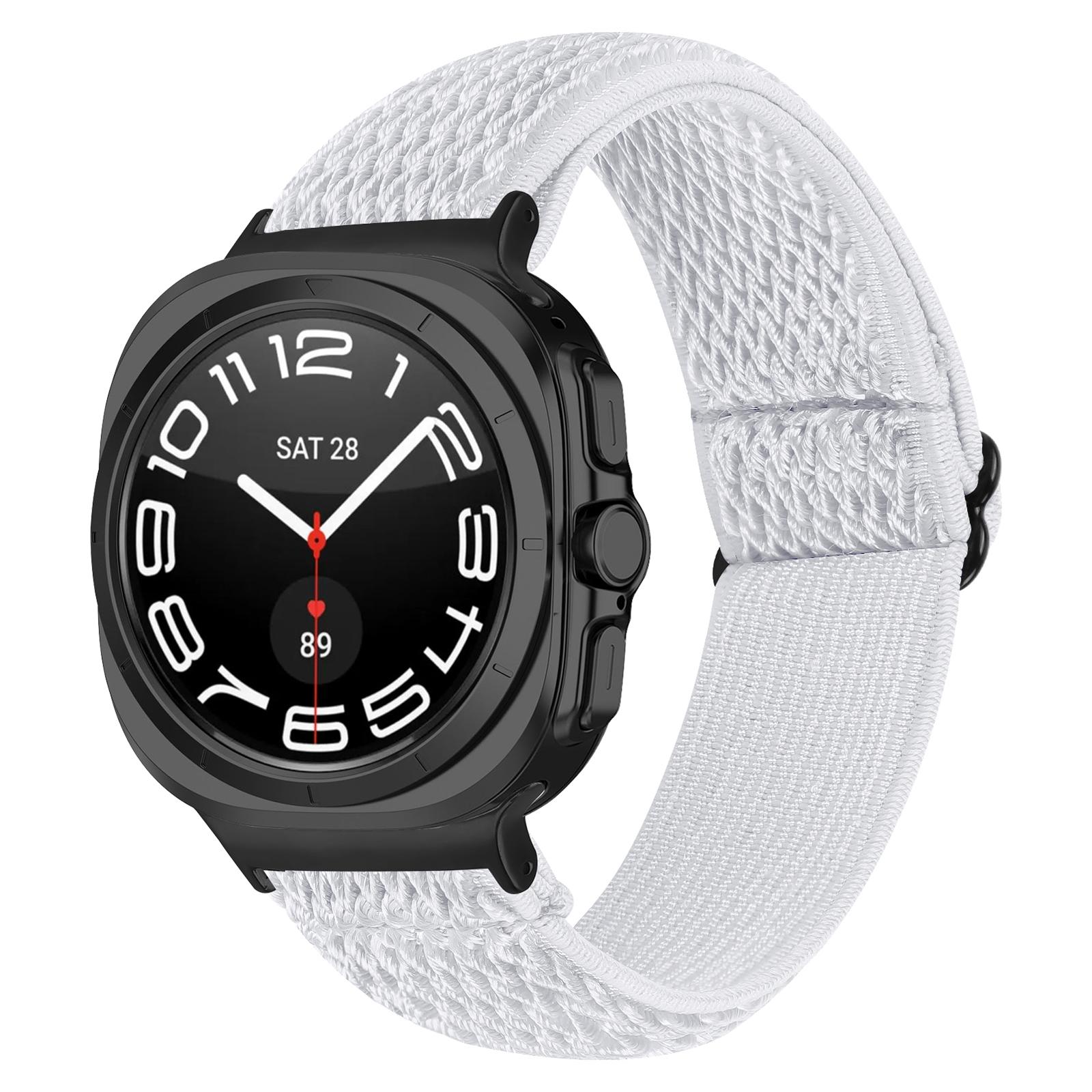 For Samsung Galaxy Watch Ultra 47mm Watch Band with Black Connector Adjustable Elastic Wrist Strap Multi-Color
For Samsung Galaxy Watch Ultra 47mm Watch Band with Black Connector Adjustable Elastic Wrist Strap Multi-Color