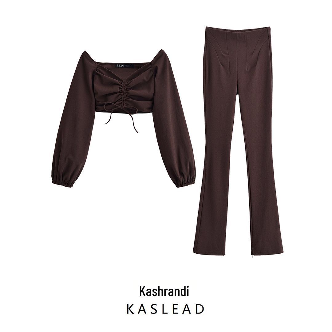 2025 Spring Women s European & American Style Pleated Top & Elastic Long Pants Set Large
2025 Spring Women s European & American Style Pleated Top & Elastic Long Pants Set Large