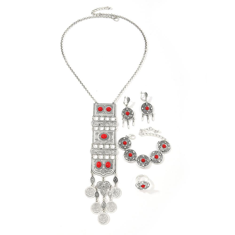 Boho Gypsy Antique Acrylic Gem Pendant Necklace Earrings Bracelet Ring for Women Turkish Jewelry Accessory
Boho Gypsy Antique Acrylic Gem Pendant Necklace Earrings Bracelet Ring for Women Turkish Jewelry Accessory