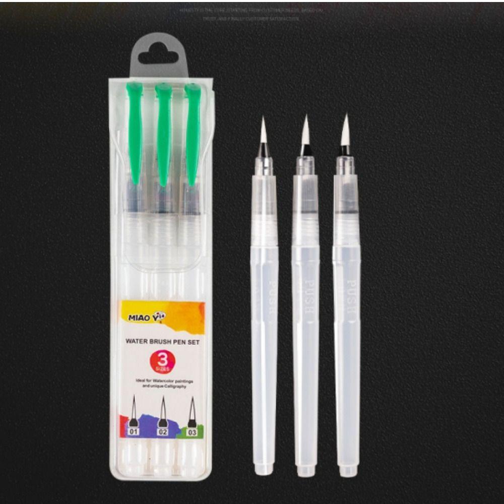 3PCS Green Watercolor Sketch Pens Easy To Control Watercolor Painting Brush Pen Water Coloring Pen
3PCS Green Watercolor Sketch Pens Easy To Control Watercolor Painting Brush Pen Water Coloring Pen