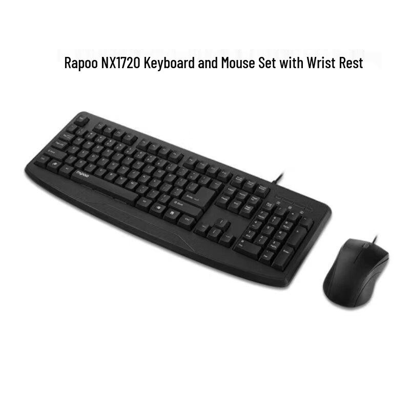 Rapoo NX1720 Spill-Proof Wired Keyboard and Mouse Combo
Rapoo NX1720 Spill-Proof Wired Keyboard and Mouse Combo