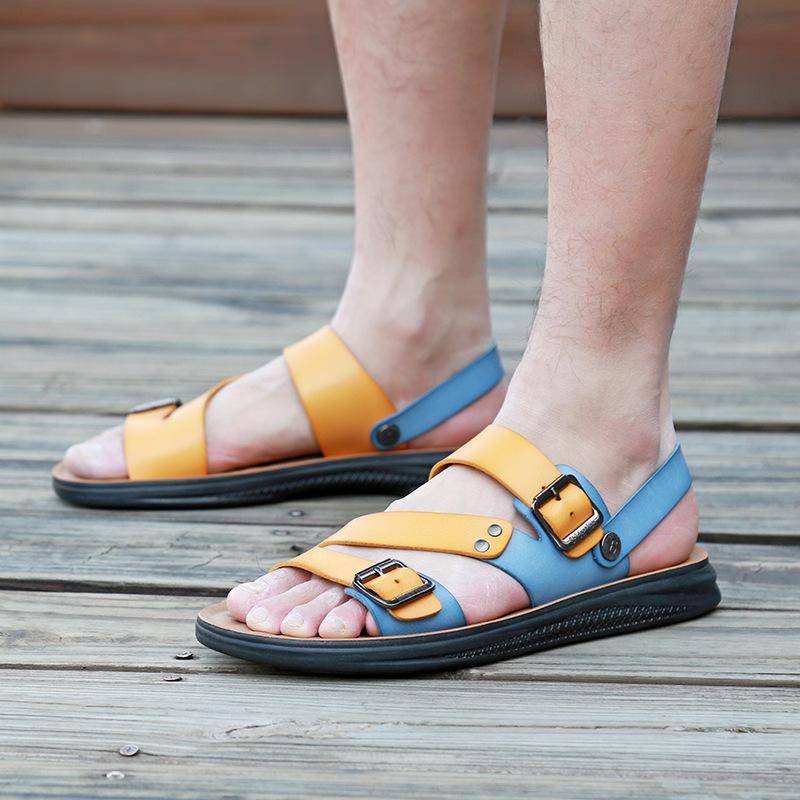 Sandals men s new foreign trade large size beach shoes Korean version fashion open-toed youth dual-purpose sandals 38
Sandals men s new foreign trade large size beach shoes Korean version fashion open-toed youth dual-purpose sandals 38