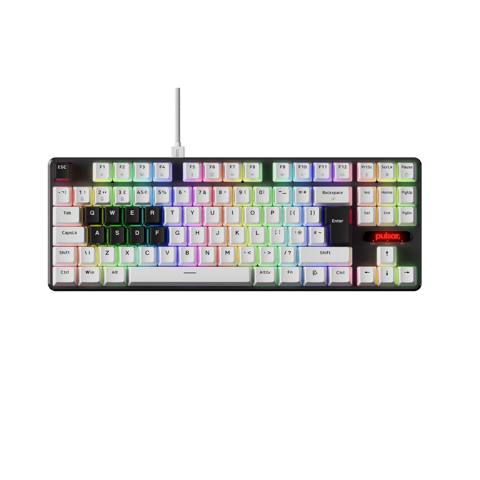 Pulsar Gaming Gears PCMK 2HE TKL Gaming Keyboard ANSI English Layout 87 Keys Magnetic Switch 8K Polling Rate
Pulsar Gaming Gears PCMK 2HE TKL Gaming Keyboard ANSI English Layout 87 Keys Magnetic Switch 8K Polling Rate