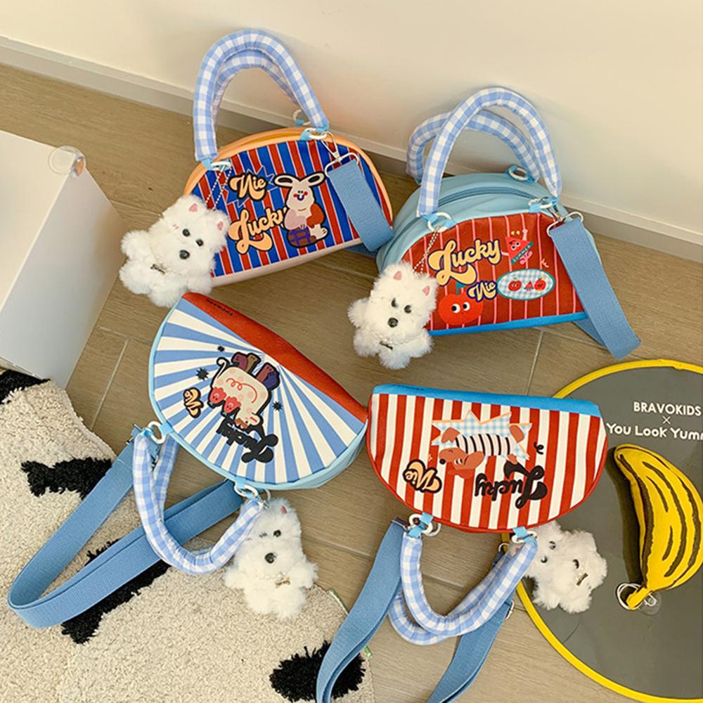 Cartoon Animals Semi-circle Shape Bag Korean Style Crossbody Shoulder Bag Boys Girls Red Fruit
Cartoon Animals Semi-circle Shape Bag Korean Style Crossbody Shoulder Bag Boys Girls Red Fruit