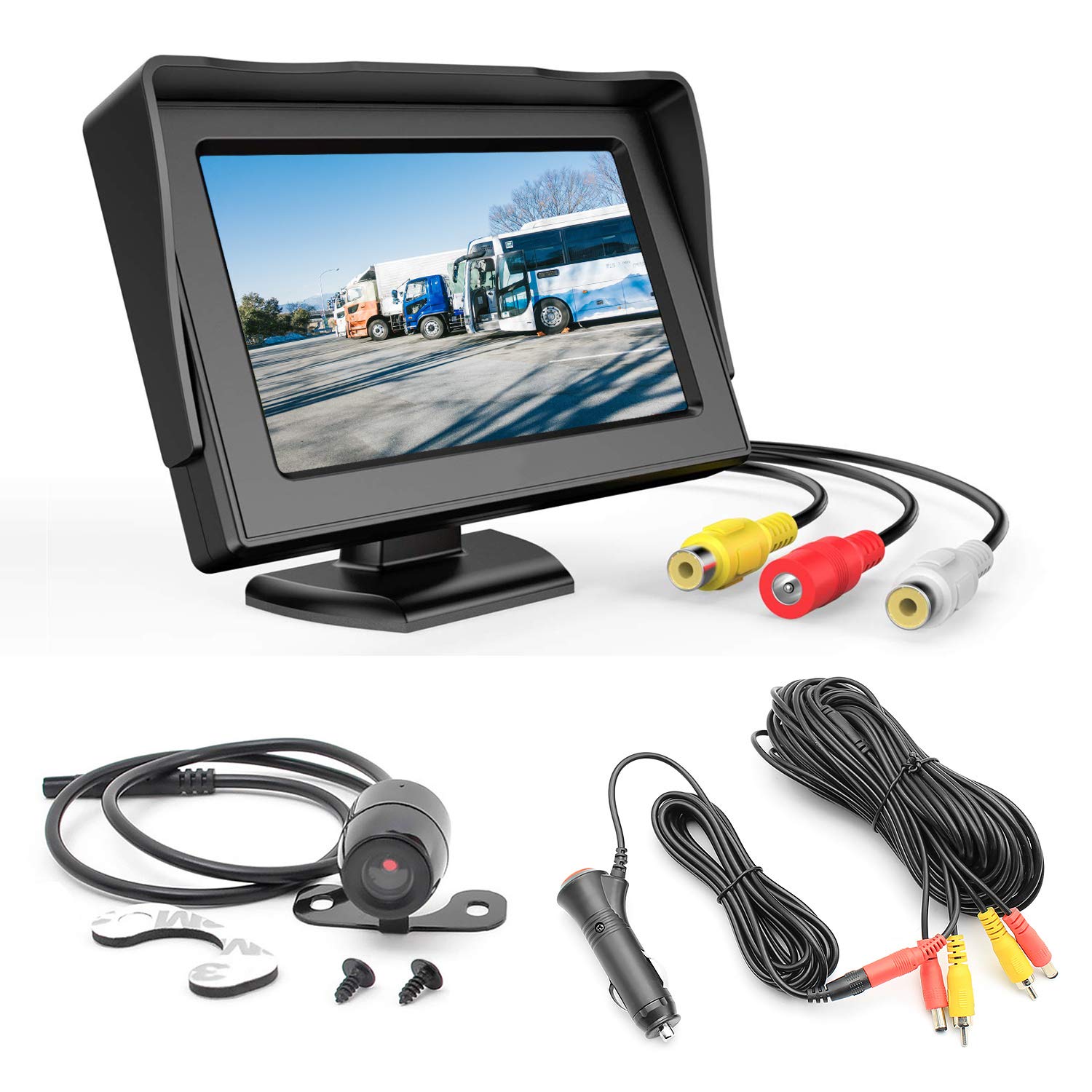 Antion inch LCD rear camera RCA cigarette lighter power super easy to 12V 4.3 monitor, set, connection, supply, install,
Antion inch LCD rear camera RCA cigarette lighter power super easy to 12V 4.3 monitor, set, connection, supply, install,