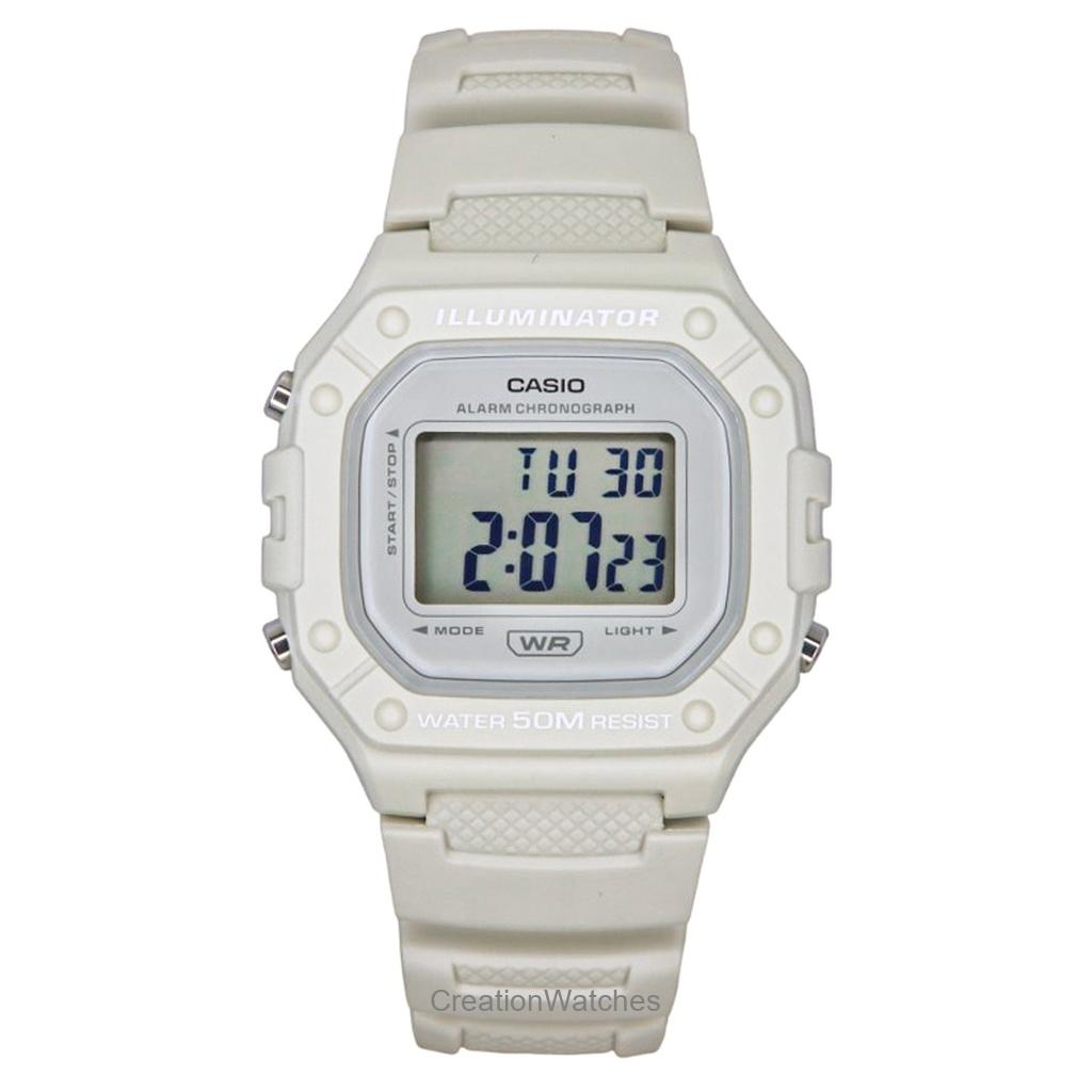 Casio Молодежные цифровые часы с полимерным ремешком, кварцевые W-218HC-8AV, унисекс белый
Casio Молодежные цифровые часы с полимерным ремешком, кварцевые W-218HC-8AV, унисекс белый