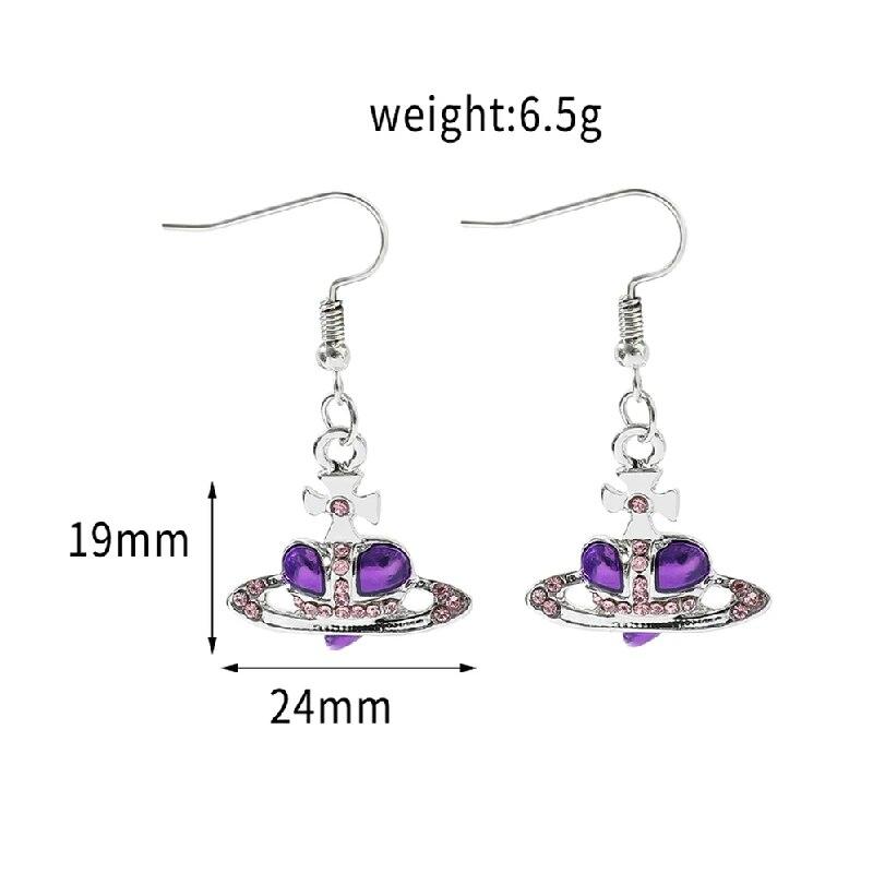 1 Pair Of Classic Punk Style Alloy Silver Plated Oil Drop Saturn Pendant Fashion Jewelry
1 Pair Of Classic Punk Style Alloy Silver Plated Oil Drop Saturn Pendant Fashion Jewelry