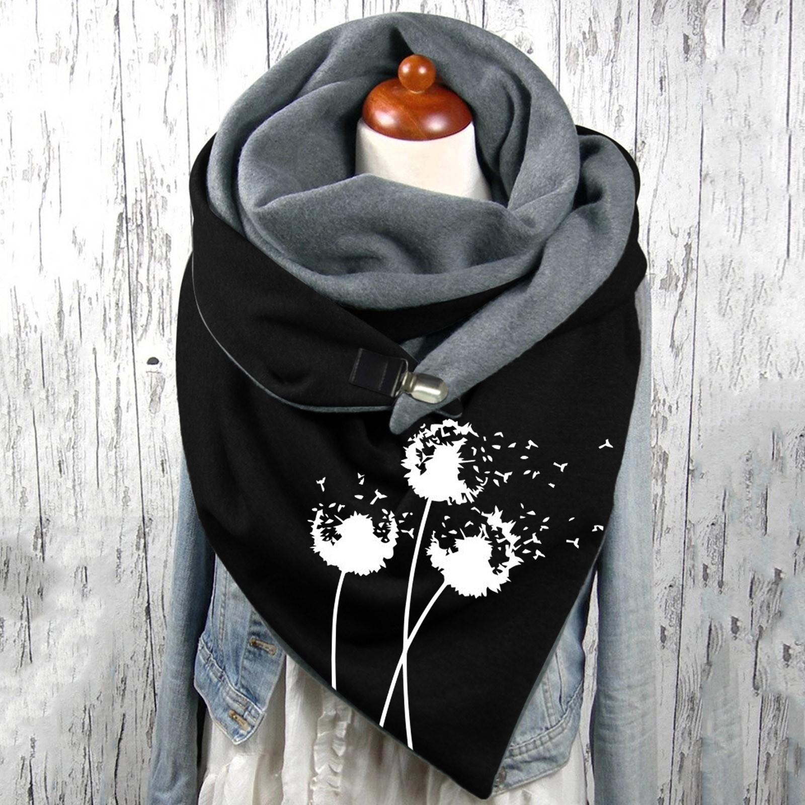 Unisex Scarf Printed Button Scarves Wrap Soft Warm Windshield Scarf One Size
Unisex Scarf Printed Button Scarves Wrap Soft Warm Windshield Scarf One Size