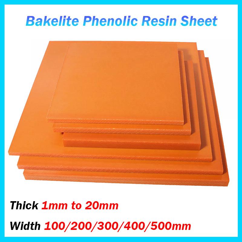 Orange Red Electrical Bakelite Plate Insulated Board Insulation Phenolic Resin Sheet Temperature Resistant Thick 1mm to 20mm 100x100mmx1mm(3pcs)
Orange Red Electrical Bakelite Plate Insulated Board Insulation Phenolic Resin Sheet Temperature Resistant Thick 1mm to 20mm 100x100mmx1mm(3pcs)