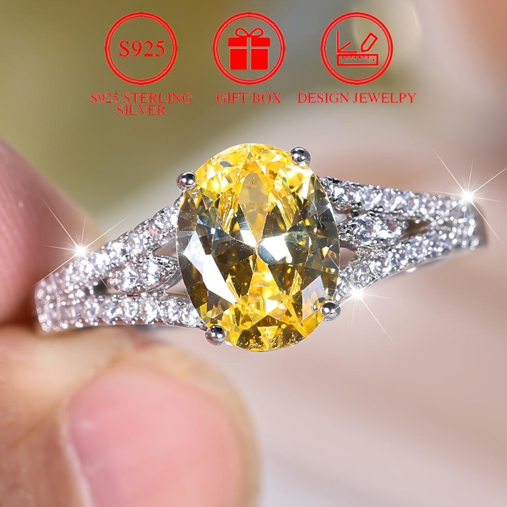 Изысканные овальные кольца с желтым цирконом для женщин S925 стерлинговое серебро роскошное обручальное кольцо свадебные украшения 10 серебряный/жёлтый
Изысканные овальные кольца с желтым цирконом для женщин S925 стерлинговое серебро роскошное обручальное кольцо свадебные украшения 10 серебряный/жёлтый