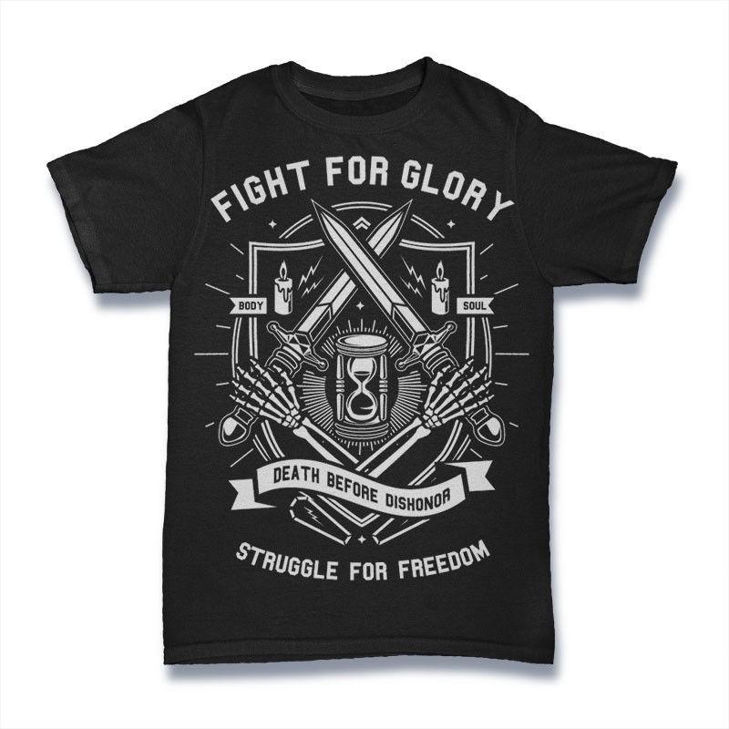 Fight For Glory T-Shirt. 100% Cotton Premium Tee NEW XL
Fight For Glory T-Shirt. 100% Cotton Premium Tee NEW XL