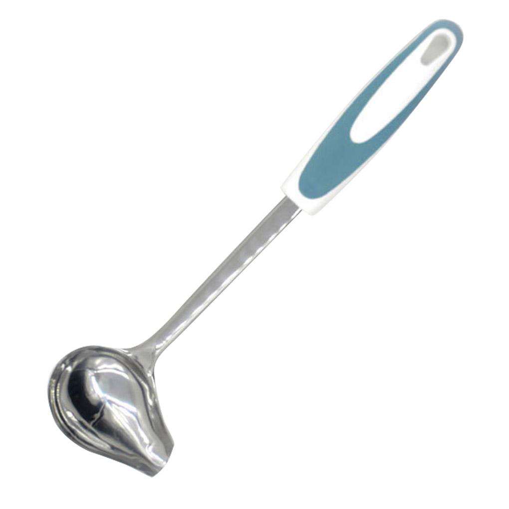 Stainless Steel Non-Slip Gravy Spoon Polishing Oiling Spoon Side Mouth Spoon синій
Stainless Steel Non-Slip Gravy Spoon Polishing Oiling Spoon Side Mouth Spoon синій