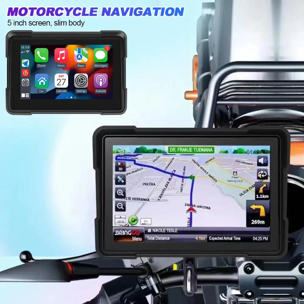 5 Екран Мотоциклетна Навігація GPS Бездротовий Apple Carplay Android Auto Мотоциклетний BT IP67 Водонепроникний Сенсорний Дисплей
5 Екран Мотоциклетна Навігація GPS Бездротовий Apple Carplay Android Auto Мотоциклетний BT IP67 Водонепроникний Сенсорний Дисплей