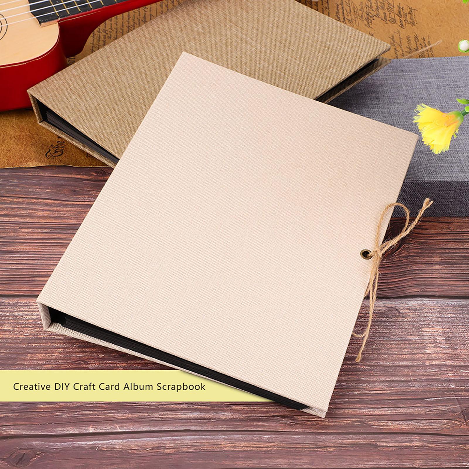 Creative Linen DIY Craft Card Album Scrapbook Simple Loose Leaf with Rope Strap 30 Pages(Beige)
Creative Linen DIY Craft Card Album Scrapbook Simple Loose Leaf with Rope Strap 30 Pages(Beige)