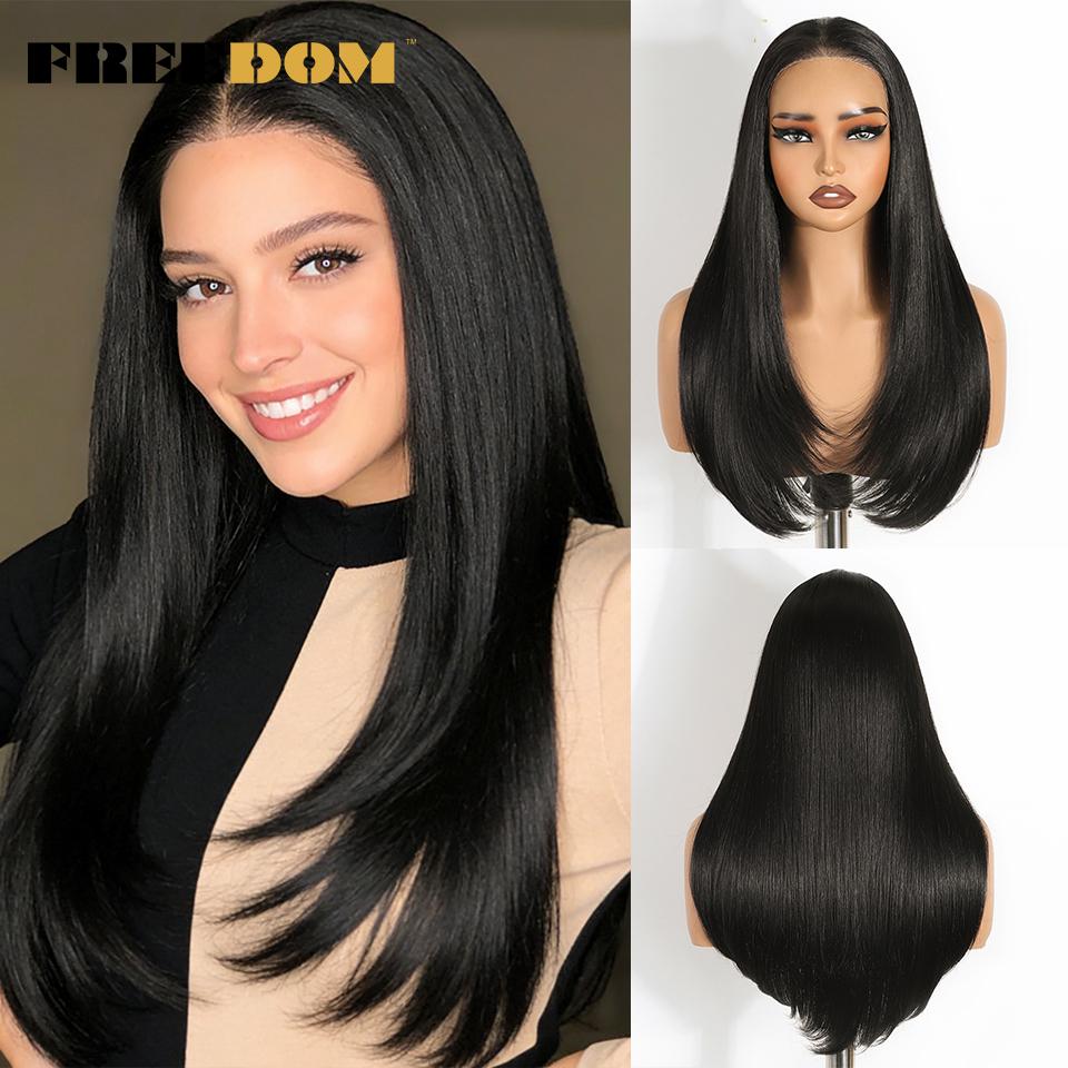 FREEDOM Synthetic Lace Front Wigs For Women 9x6 Pre Plucked Straight Layerd Wig 24 Ombre Blonde Pre Cut Wear And Go Lace Wigs (as the picture,24inches)
FREEDOM Synthetic Lace Front Wigs For Women 9x6 Pre Plucked Straight Layerd Wig 24 Ombre Blonde Pre Cut Wear And Go Lace Wigs (as the picture,24inches)