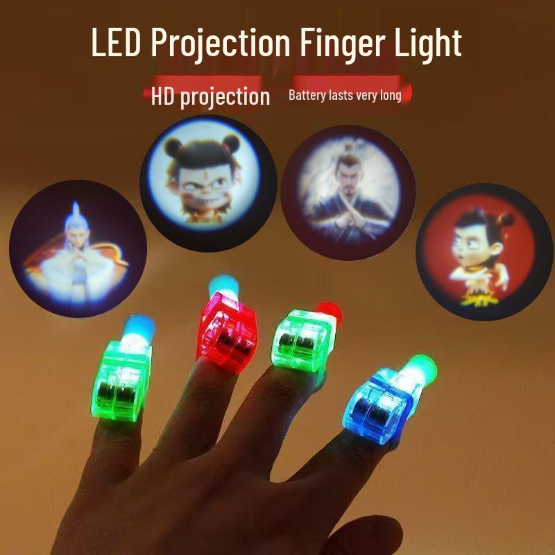 Nuoza Cartoon Finger Projection Light - Kuromi Ring with Multiple Luminous Patterns, Toy Gift
Nuoza Cartoon Finger Projection Light - Kuromi Ring with Multiple Luminous Patterns, Toy Gift