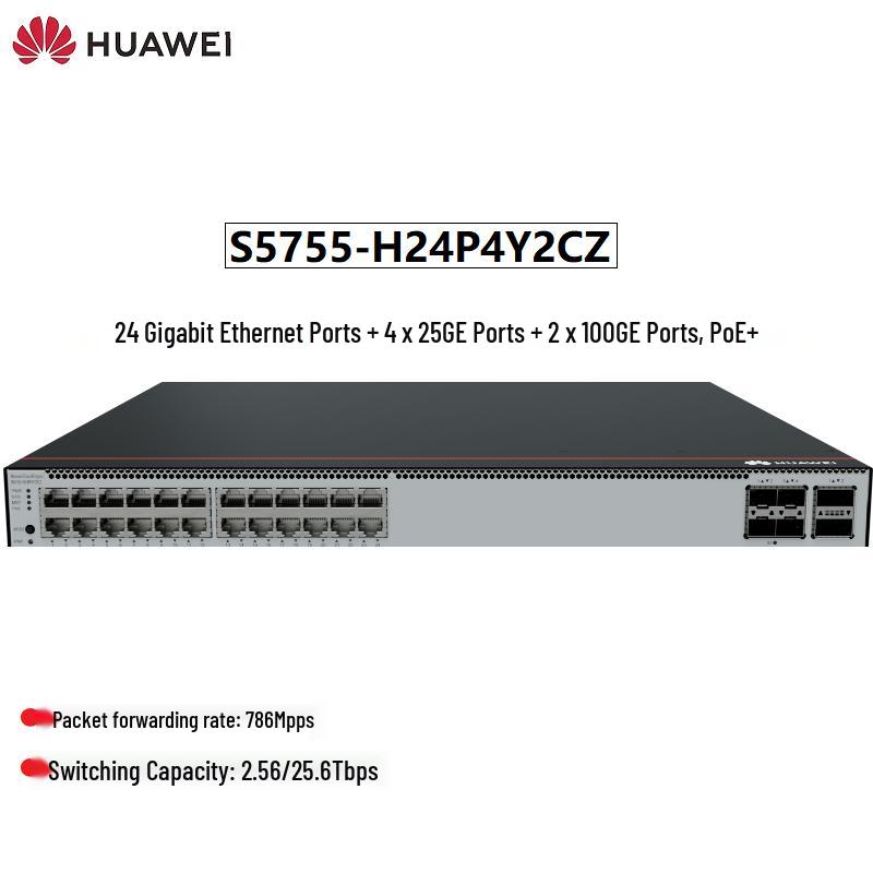 Huawei S5755-H24P4Y2CZ Managed PoE Switch
Huawei S5755-H24P4Y2CZ Managed PoE Switch