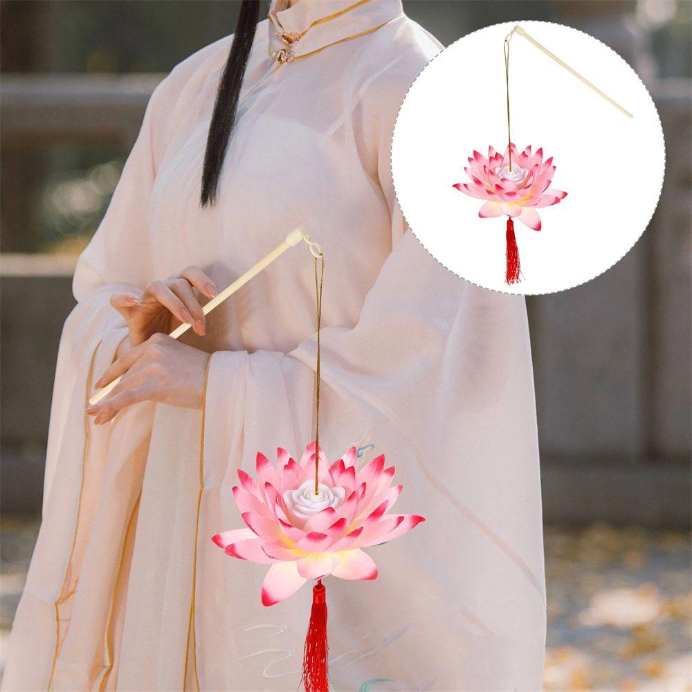 Hand-Held Party Decor LED Lanterns Mid-Autumn Festival Chinese Lantern Lotus Lamp Festival Lantern
Hand-Held Party Decor LED Lanterns Mid-Autumn Festival Chinese Lantern Lotus Lamp Festival Lantern