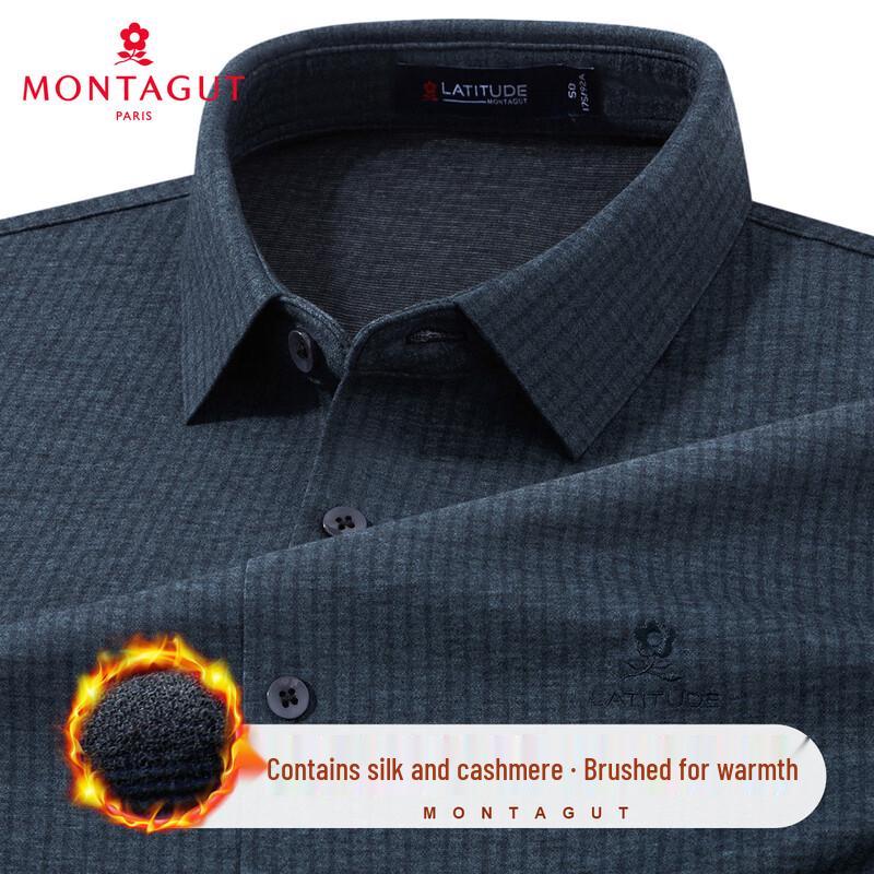 MONTAGUT Men s Silk & Cashmere Blend Stretch Casual Long Sleeve Shirt 54
MONTAGUT Men s Silk & Cashmere Blend Stretch Casual Long Sleeve Shirt 54
