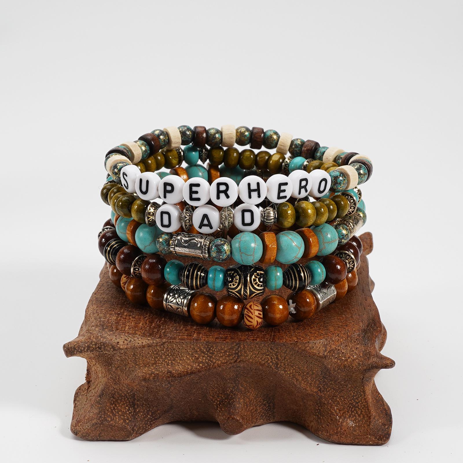 Elastic Bohemian Wood Bead Bracelet - Artistic Retro Father’s Day Gift
Elastic Bohemian Wood Bead Bracelet - Artistic Retro Father’s Day Gift